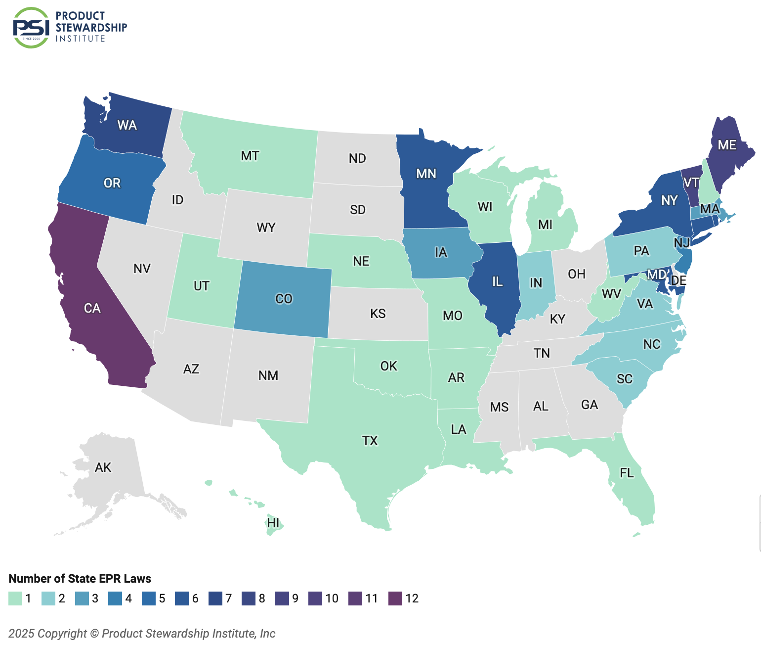 Extended Producer Responsibilitiy Laws by State Extended Producer Responsibilitiy Laws by State